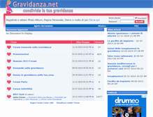 Tablet Screenshot of gravidanza.net